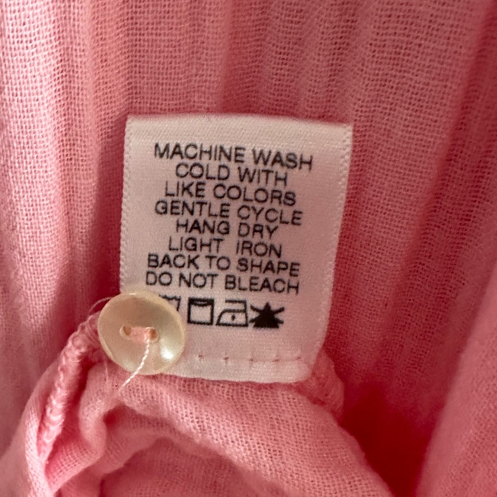 XiRENA Pink Puff Sleeve Midi Lennox Dress size Small - Picture 10 of 12